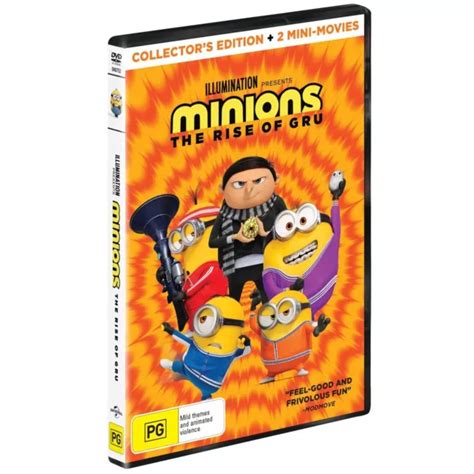 MINIONS 2 The Rise Of Gru DVD 2022 PAL Region 4 Collector S