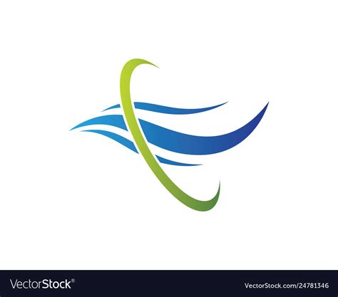 Wave symbol Royalty Free Vector Image - VectorStock