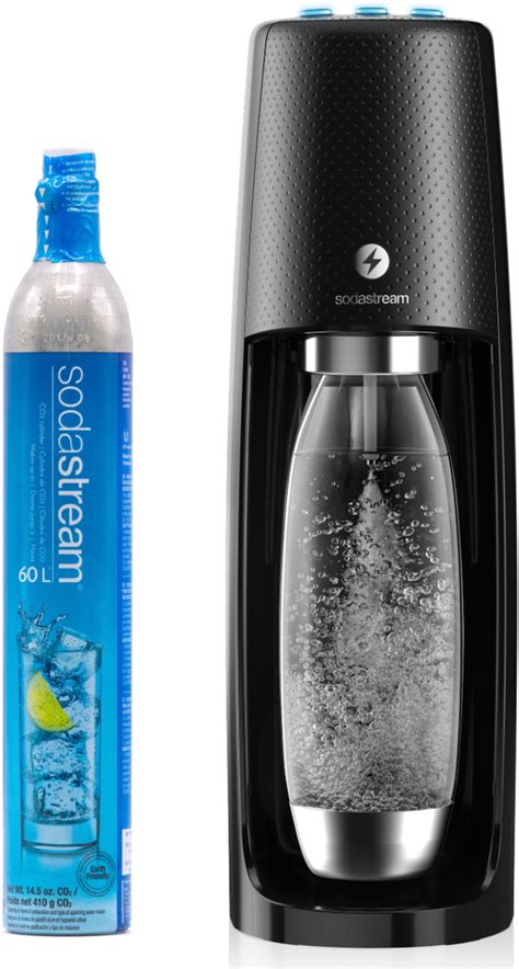 Questions And Answers Sodastream Fizzi One Touch Sparkling Water Maker Kit Black 1011811017