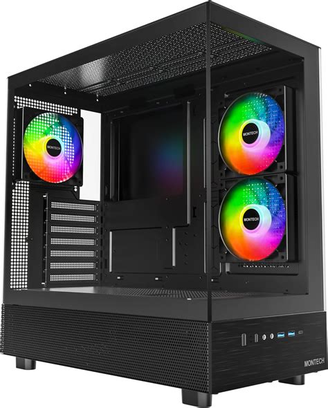 Amazon Montech King Pro Dual Chamber Atx Mid Tower Pc Gaming