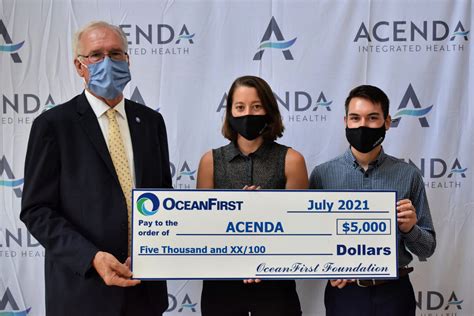 Oceanfirst Foundation Awards Acenda 5000 Grant Acenda