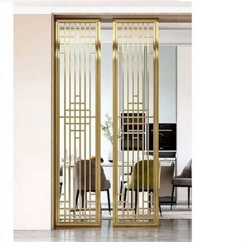 Gold Ss Pvd Coating Partition At Rs Piece In Moradabad Id