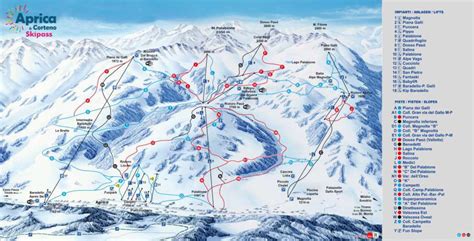 Aprica Ski Resort Piste Maps