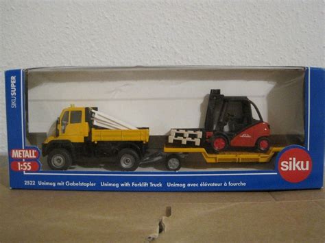 Siku Unimog Orange Mit Gabelstapler Kaufen Auf Ricardo