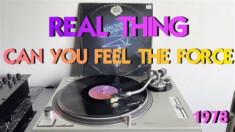 Real Thing Can You Feel The Force Disco Funk 1979 Extended