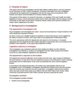 Hr Investigation Report Template 3 PROFESSIONAL TEMPLATES