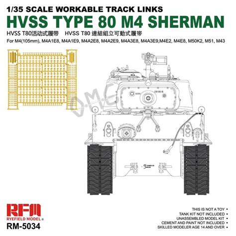 Ryefield Model Rfm Rm Hvss Type M Sherman Workable