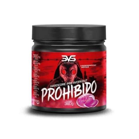 Prohibido Hardcore Pr Workout G Sabor Bubble Gum Vs Pr Treino Magazine Luiza
