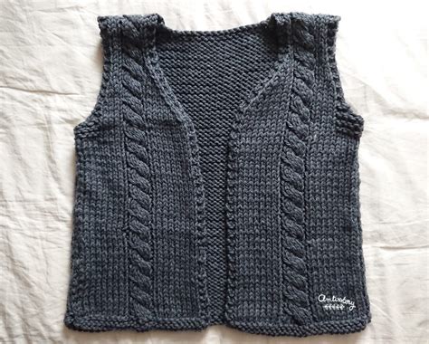 Tricot Collection Le Gilet Sans Manches Odette Grey Tuto