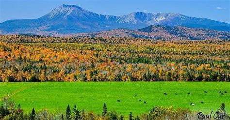 Picture Of Mt Katahdin From Patten Maine By Paul Cyr R Maine