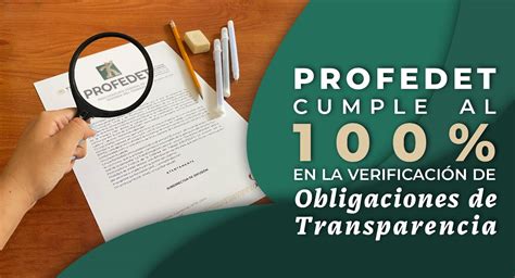 Profedet Entre Las Dependencias Con El Por Ciento De Cumplimiento