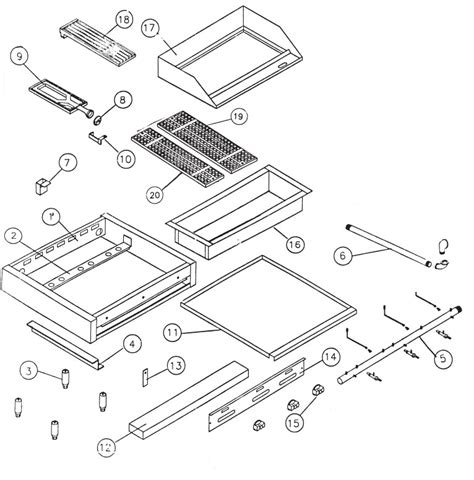 Fhp Series Radiant Char Broiler Parts