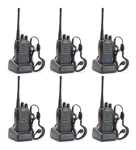 Set De Radios Baofeng Bf S Walkie Talkie Env Inmediato Meses Sin