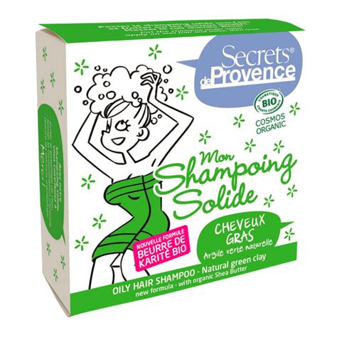 Shampoing Solide Bio Cheveux Gras L Argile Verte Secret De Provence