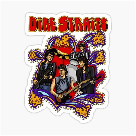 Dire Straits Sticker For Sale By BREANNEJINA Redbubble