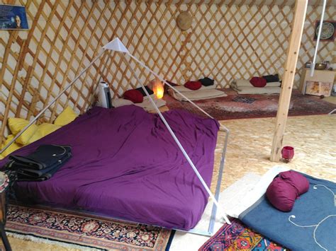 Tempel Yurt Voor Yoga Retreat