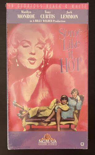 Sealed Some Like It Hot Vhs Marilyn Monroe Buy Get Free