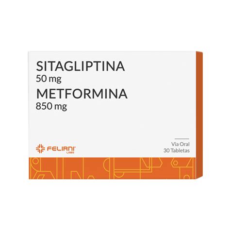 Sitagliptina 50mg Metformina 850mg