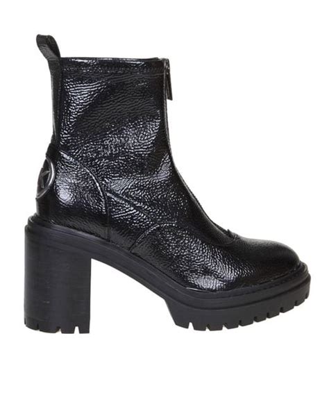 Michael Kors Cyrus Bootie In Black Leather Lyst