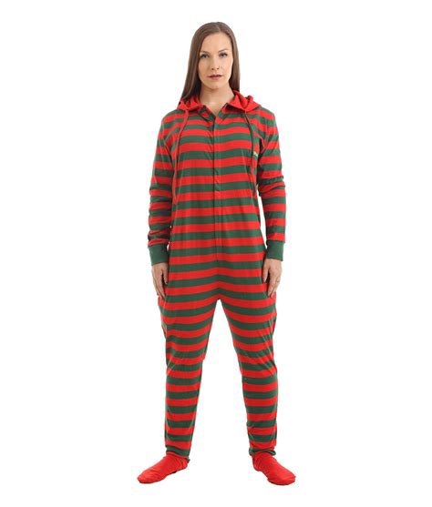 Elfie Footed Adult Onesie Festive Fun Funzee