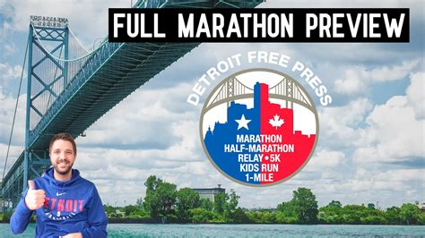 Detroit Free Press Marathon Course Preview Why I LOVE This Marathon