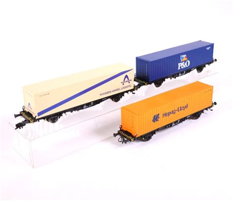 Fleischmann H0 5239K 5242K Modeltrein Goederenwagon 3 Drie