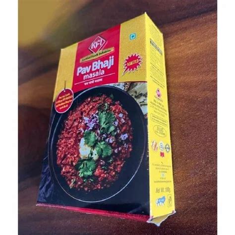 Pav Bhaji Masala Packaging Size 100 Gm At Rs 81box In Meerut Id 2851923899130