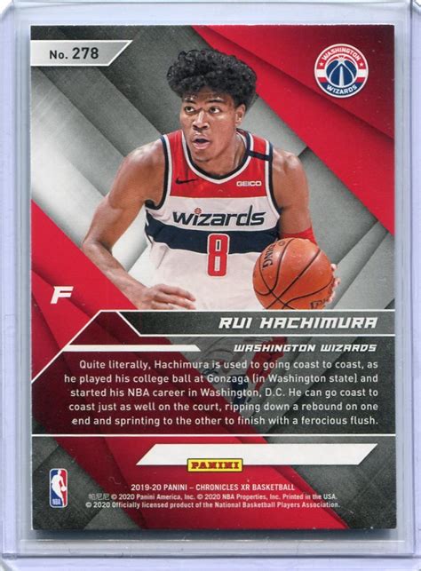 Yahoo Panini Chronicles Rc Hachimura Rui