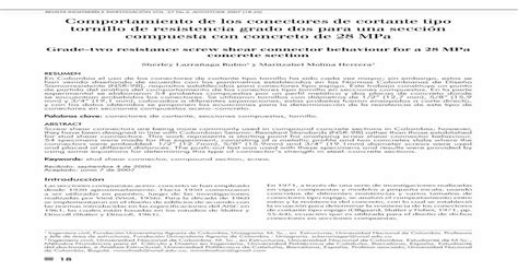 Revista Ingeniera E Investigaci N Vol No La Instrumentaci N