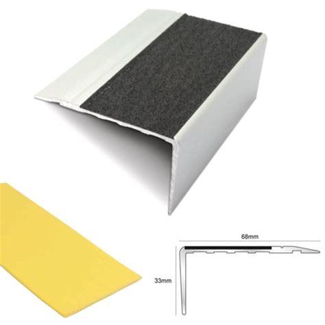 Buy Premium Quality 68mm X 33mm Aluminium Stair Nosing Edge Trim With