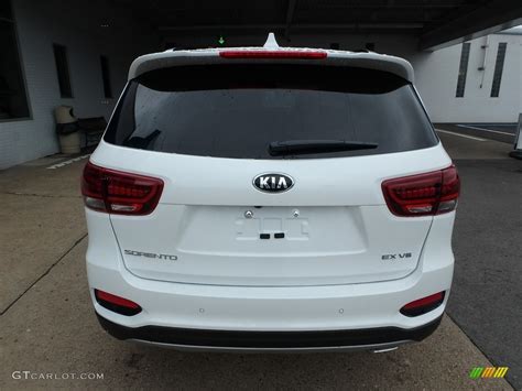 Snow White Pearl Kia Sorento Ex V Awd Photo