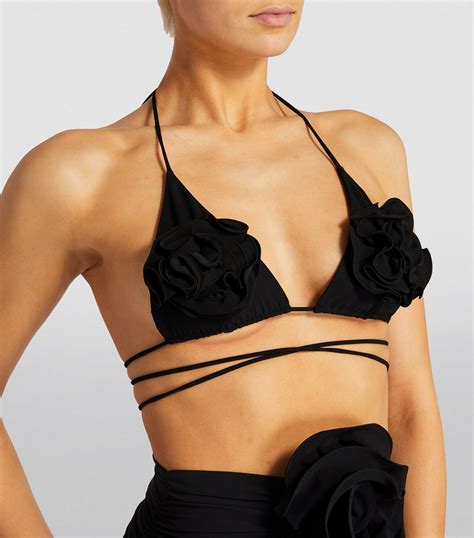 Magda Butrym MB SS22 SWIM BRA 01 BLACK Harrods US