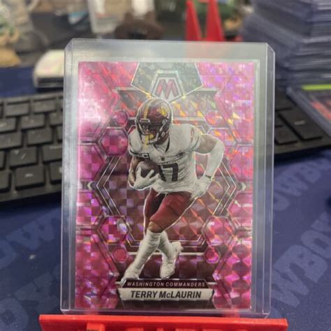 2023 Panini Mosaic Camo Pink Mosaic Prizm 246 Terry McLaurin EBay