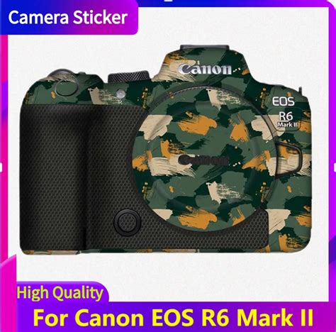 Adesivo Para C Mera Canon EOS R6 Mark II Pele Protetora Pel Cula