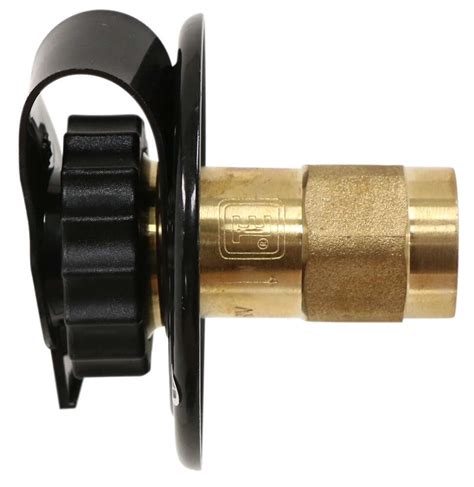 Valterra RV City Water Inlet 2 3 4 Metal Flange Brass FPT Valterra