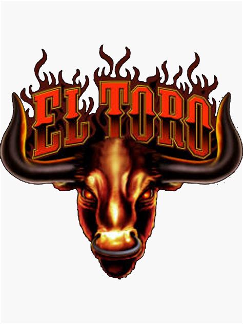 El Toro Bull Six Flags Great Adventure Sticker For Sale By