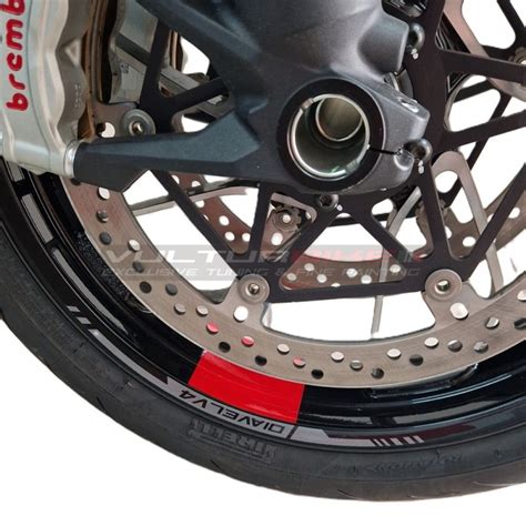 Kit Adesivi Per Ruote Ducati Diavel V4