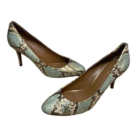 Coach Shoes Coach Womens Nala Graphic Snake Classic Leather Pump