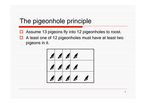 Solution The Pigeonhole Principle Studypool