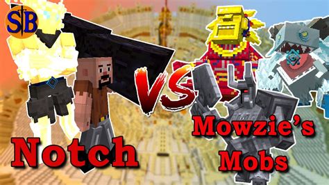 Notch Dawncraft Mobs Vs Mowzie S Mobs Minecraft Mob Battle YouTube