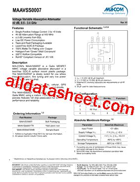 Maavss Smb Datasheet Pdf M A Technology Solutions Inc