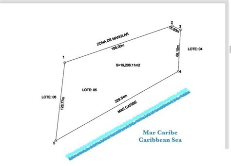Terreno Frente Al Mar Con Metros De Playa M
