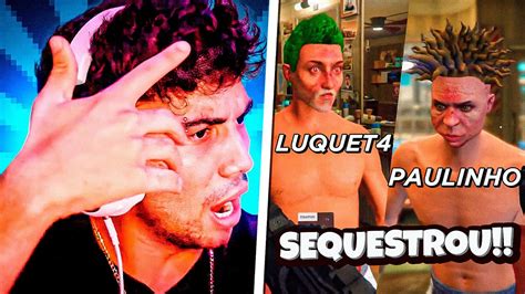 JILSU SEQUESTRA PAULINHO O LOKO E LUQUET4 GTA RP LUCAS ZIEMLICH