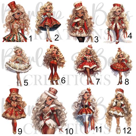 Nutcracker Girls Decals BURLAP BEE S CREATIONS