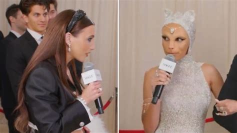 Vestida De Gata Doja Cat D Entrevista Surpreendente No Met Gala E