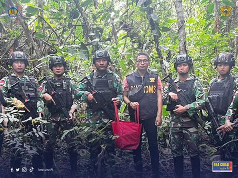 Bea Cukai Jayapura Dan Satgas Pamtas RI PNG Gagalkan Transaksi Ganja