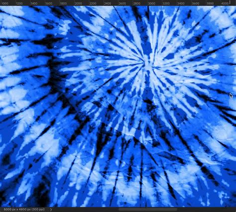 Download A Blue Tie Dyed Fabric With Black And White Swirls