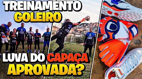 Teste no Treino LUVA CAPAÇA PRO E CHUTEIRA SOCIETY JOMA FS REACTIVE