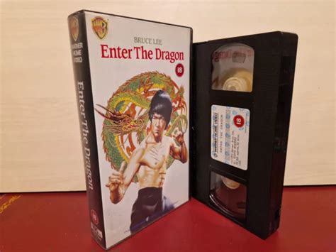 Bruce Lee Enter The Dragon Vhs Video Tape Wow Great Piece To Add To