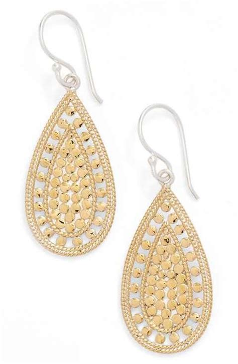 Anna Beck Open Metal Teardrop Earrings Teardrop Earrings Women S